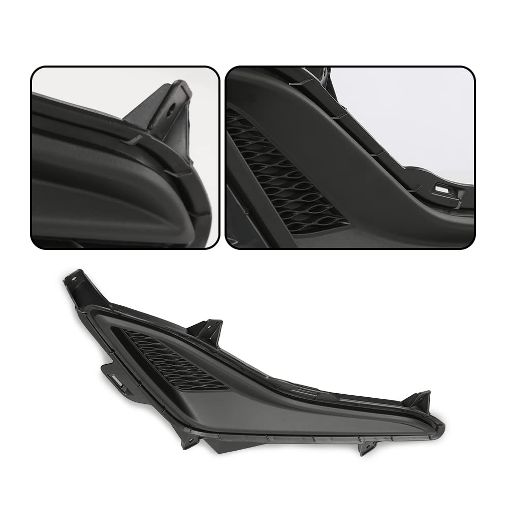 G-PLUS Front Fog Light Cover Compatible with 2016 Elantra Value Edition 2014-2016 Elantra GL GLS L Limited SE Sport Left Driver Right Passenger Side 865633X700 HY1038124 865643X700 HY1039124