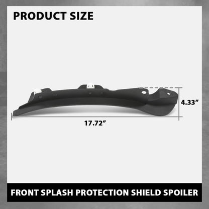 G-PLUS 2PCS Front Splash Protection Shield Spoiler, Compatible with Audi A4 B8 S4 Quattro 2008-2015, 8K0853888A, 8K0853887A