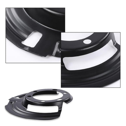 G-PLUS Front LH & RH Brake Dust Shield Compatible with Jeep Cherokee XJ 1984-2001, Fit Jeep Wrangler 1987-2006, Fit Jeep Grand Cherokee 1993-1998 Brake Backing Plate Dust Shield 52005476, 52005477