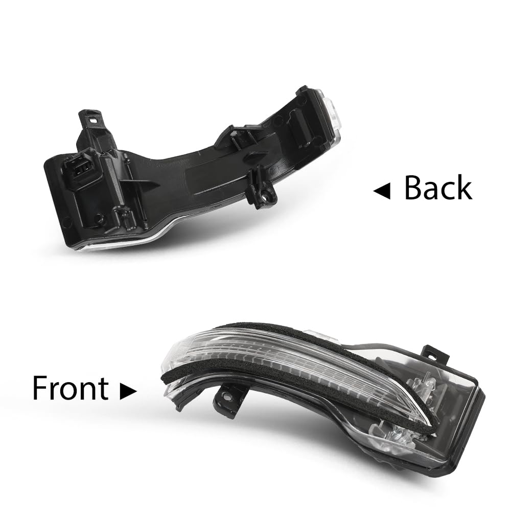 G-PLUS Exterior Mirror Turn Signal Light Lamp Passenger Side Compatible with Subaru Ascent/Crosstrek/Forester/Impreza/Legacy/Outback 2017-2023 84401FL000