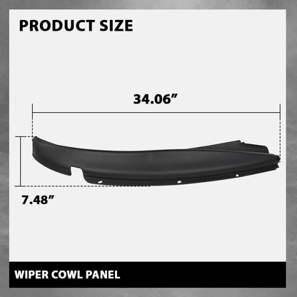 G-PLUS Windshield Wiper Cowl Vent Cover Right Side Compatible with Chevy Express 1500 2500 3500 Van 1996-2017,Compatible with GMC Savana 1500 2500 3500 Van 1996-2017 25826330