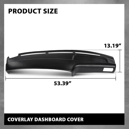 G-PLUS TPE Dashboard Dash Cover Compatible with Toyota 4Runner Pickup 1989-1995 Black