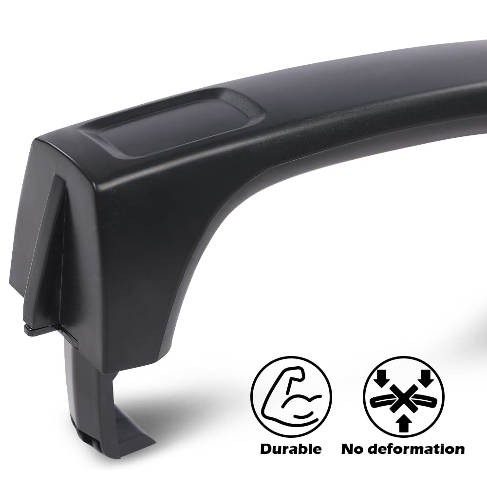 G-PLUS Door Handle Set Compatible with Hummer H3 2006-2010 15296933 15794314 25957909, 25957911 Front and Rear Set of 5 Black