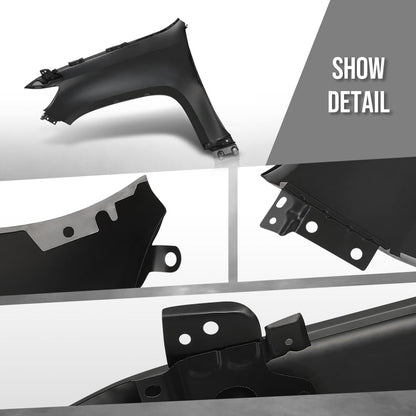 G-PLUS Fender Front Right Side Compatible with Chevy Colorado Base 2015 2016 2017 2018 2019 2020 Fit Chevy Colorado (submodel: LT, WT, Z71) 2015 2016 2017 2018 2019 2020 2021 2022 23373629 Black