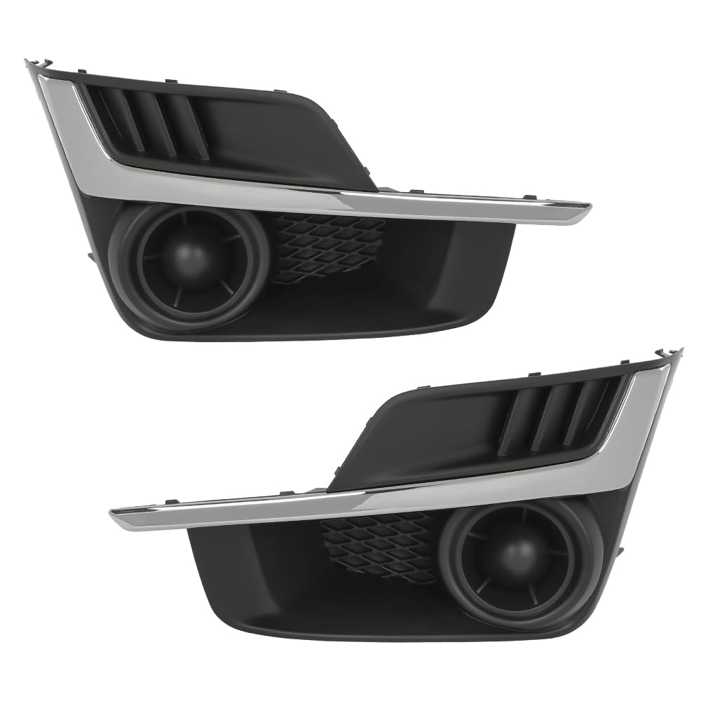 G-PLUS Fog Light Cover Set Chrome Molding Compatible with Impreza Sport 2015 2016 Without Fog Light Hole 57731FJ400 SU1039109