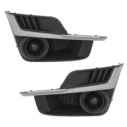 G-PLUS Fog Light Cover Set Chrome Molding Compatible with Impreza Sport 2015 2016 Without Fog Light Hole 57731FJ400 SU1039109