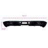 G-PLUS Rear Bumper Assembly Compatible With Chevy Silverado 2014-2018/GMC Sierra 1500 2014-2018 Chrome W/Corner Steps