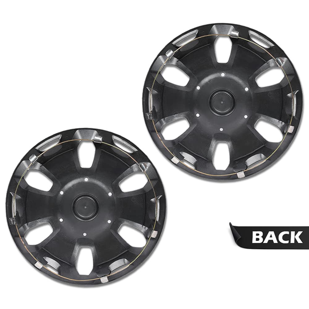 G-PLUS Wheel Covers Hub Caps Full Rim Hubs 15in Compatible with Ford Transit Connect Van 2010 2011 2012 2013 9T1Z1130A, 9T161130AA 2pcs