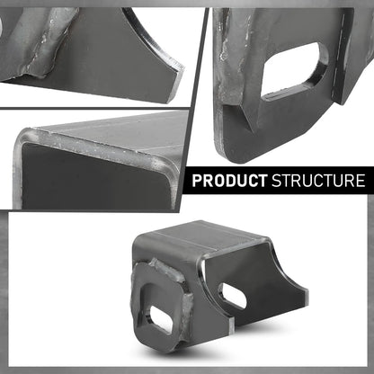 G-PLUS Weld on Heavy Duty Lower Control Arm Mounts Compatible with Jeep Wrangler TJ 1997-2006,Fit Jeep Cherokee XJ 1984-2001