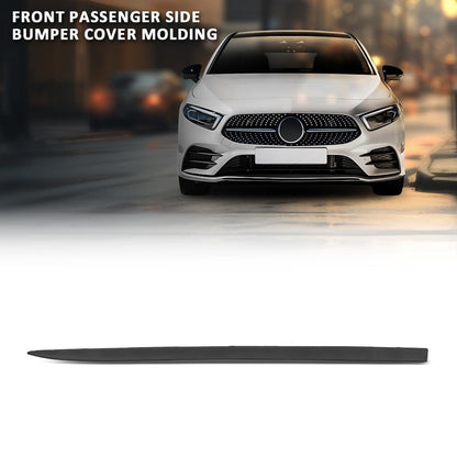 G-PLUS Front Right Bumper Trim Molding, Compatible with Benz A220 A250 2019-2022 With AMG Styling Package, Fit Benz A35 AMG 2020-2022, Passenger Side, 1778854403, MB1047162