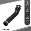 G-PLUS Rear Fuel Tank Fill Hose Compatible with Ford Bronco 1980-1996#F4110 Black Rubber Hose