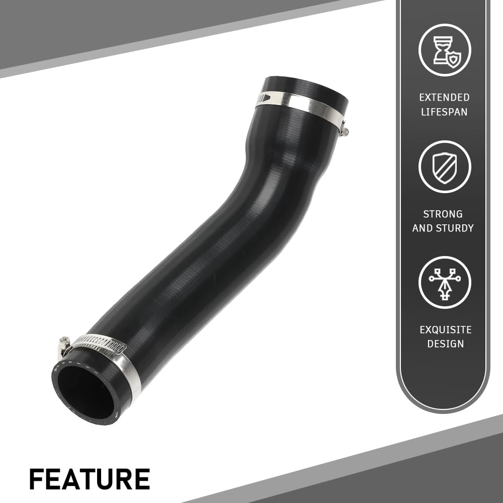 G-PLUS Rear Fuel Tank Fill Hose Compatible with Ford Bronco 1980-1996#F4110 Black Rubber Hose