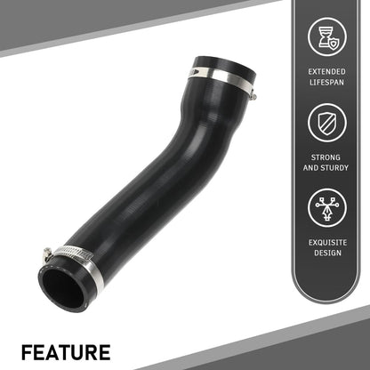 G-PLUS Rear Fuel Tank Fill Hose Compatible with Ford Bronco 1980-1996#F4110 Black Rubber Hose