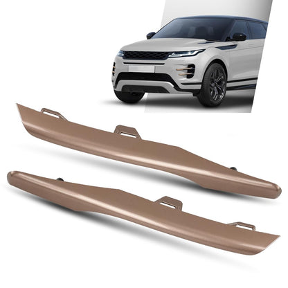 G-PLUS Pair Lower Fog Light Lamp Strip Trim Compatible with Land Rover Range Rover Evoque 2020-2022