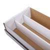 G-PLUS Trading Card Storage Box 3000 Count White Corrugated Cardboard Box Versatile Card Storage Box (Card not included)