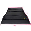 G-PLUS Four-fold 8FT Bed Vinyl Soft Truck Bed Tonneau Cover Black Compatible with 1999-2017 Ford F250/F350 Super Duty