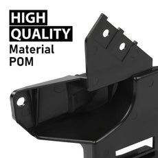 G-PLUS Front Bumper Mount Bracket for Range Rover 2003-2009 Black Close-up View