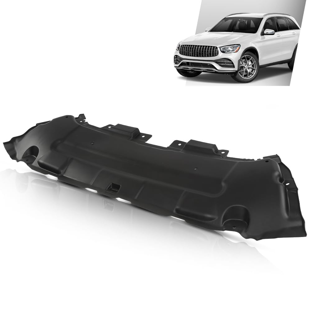G-PLUS Front Bumper Engine Splash Shield Under Guard Compatible with Benz GLC300 4Matic Base 2016-2022,Fit Benz GLC43 AMG 4Matic 2017-2022 2535240930
