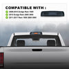 G-PLUS LED High Mount Stop Brake Light, Compatible with 09-10 Dodge Ram 1500/2010 Dodge Ram 2500 3500/11-17 Ram 1500 2500 3500 55372082AE 55372082AF Smoky lens Chrome Housing Amber Reflector