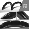 G-PLUS Fender Flares Compatible with Ford Ranger 1993-2011, Fit 6' and 7' Styleside Beds Only, Not Fit FX4 Submodels Black, Smooth Riveted Style