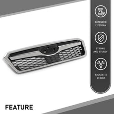 G-PLUS Front Grille for Subaru Forester 2014-2018 Chrome Factory Style Product Image