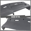 G-PLUS TPE Dash Cover Dashboard Compatible with Dodge Ram 1500 2500 3500 Truck 1994-1997 Gray