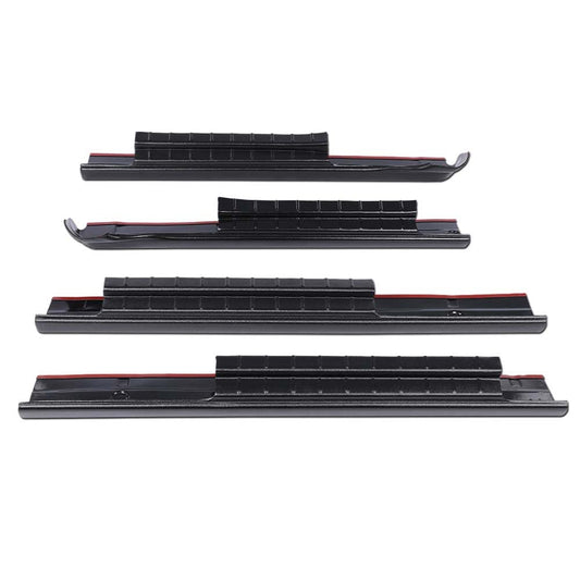 G-PLUS Rocker Panel Black Compatible with Chevy Silverado 1500 Crew Cab 2014 2015 2016 2017 2018 Rocker Panel Protector Guard Covers