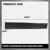 G-PLUS Front Passenger Side Door Molding Compatible with Jeep Cherokee 2014-2018 Black 6VX66RXFAC