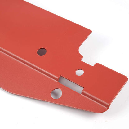 High Performance Radiator Shroud & Pulley Belt Cover Combo Compatible With 2008-2012 Subaru WRX & STi Red