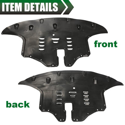 G-PLUS Front Engine Splash Shield Compatible with 2016-2019 Kia Sorento,Front Center Undercar Shield Replacement KI1228152 29110C6800