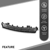 G-PLUS Front Bumper Lower Bottom Grille Compatible with Cadillac XTS 4-Door 3.6L 2018-2019 84111709, 8411-1709 Gloss Black