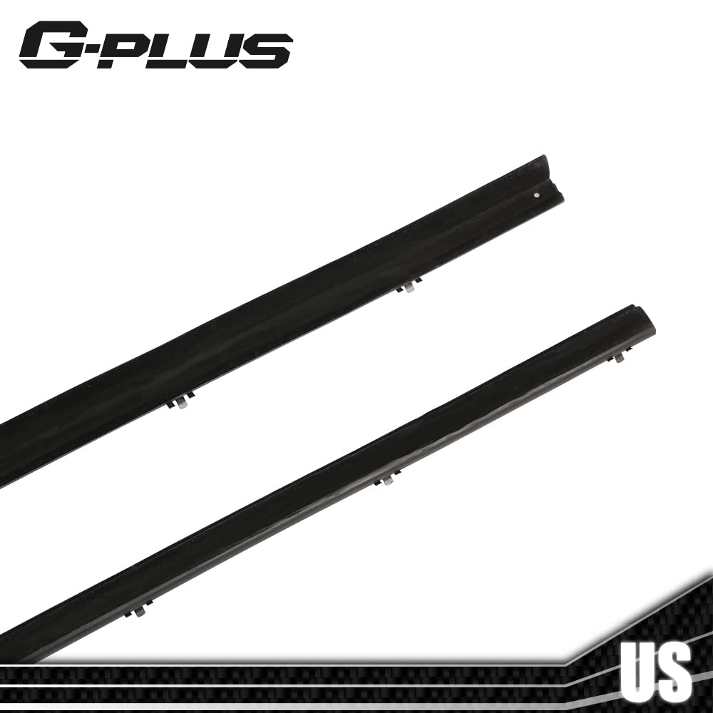 G-PLUS Tailgate Tail Gate Window Sweep Weatherstrip Seal Set Right & Left Side Windshield Trim Molding Compatible with 1978-1996 Ford Bronco D8TZ9841610/2072/FO1930103