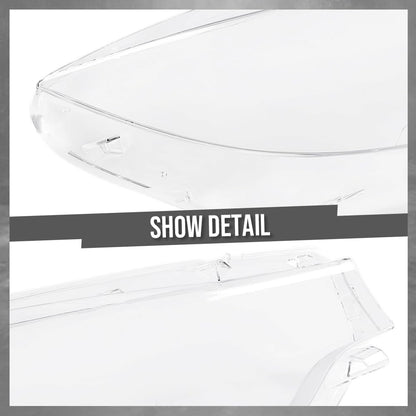 G-PLUS Headlight Lens Cover Compatible with BMW 4-Series F32 F33 F36 2018-2020 Fit BMW M4 F82 F83 2018-2020 Left & Right Pair Front Headlamp Lens Cover Clear