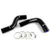 Silicone Radiator Hose Kit Clamps Replacement For Subaru Impreza GC8 GF8 STI EJ20 EJ25 WRX Turbo1996-2000, Black 2PCS