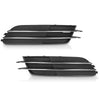 G-PLUS Pair Front Bumper Fog Light Grill Cover, Compatible with Audi A6/ A6 Quattro 2012 2013 2014 2015, Left Driver & Right Passenger Side 2PCS, 4G0807681, 4G0807682