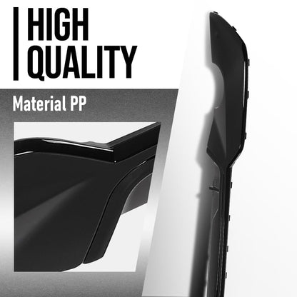 G-PLUS Rear Diffuser Compatible with BMW G20 3 Series 330i 2019 2020 with M Sport Bumper Models Only Not Fit M340i Models Glossy Black