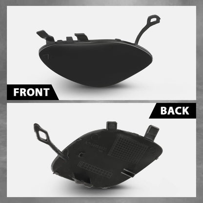 G-PLUS Bumper Tow Hook Cover Towing Eye Cap Front Right Compatible with Benz E 300 E 350 E 400 E 450 4Matic, Base 2.0L L4 3.0L V6 - Gas 2017-2020 A2138850222