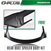 G-PLUS Rear Boot Spoiler Body Kit Compatible with 2017-2021Tesla Model 3 Tail Wing Rear Trunk Lid Spoiler