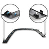 G-PLUS Wheel Opening Molding Fender Flares Front Left Compatible With Compass 2017-2022 OE Style Black Wheel Cover Protector