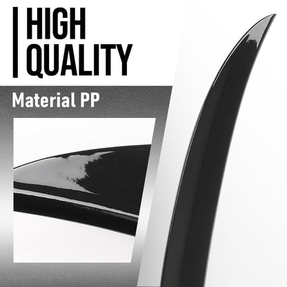 G-PLUS Rear Trunk Spoiler Wing Compatible with BMW 3 Series E92 Coupe 2007-2013 Fit BMW M3 E92 Coupe 2006-2013 Rear Trunk Spoiler Lip Glossy Black