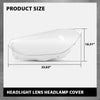 G-PLUS Headlight Lens Headlamp Cover Compatible with BMW X3 X4 G01 G02 G08 2018-2021 2PCS