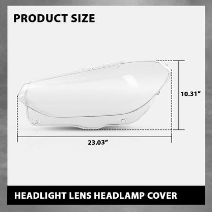G-PLUS Headlight Lens Headlamp Cover Compatible with BMW X3 X4 G01 G02 G08 2018-2021 2PCS