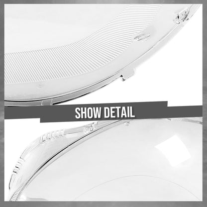 G-PLUS Headlight Lens Cover Compatible with Mini Cooper Countryman R60 2012-2016 Left & Right Pair Front Headlamp Lens Cover Clear