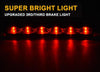 G-PLUS LED Third 3rd Brake Light, Truck Cap Topper Compatible With Leer Century Smoked Lens Chrome Housing ARE