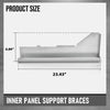 G-PLUS Inner Rocker Panel Support Braces Compatible with Chevy Camaro Pontiac Firebird 1967-1969 Silver