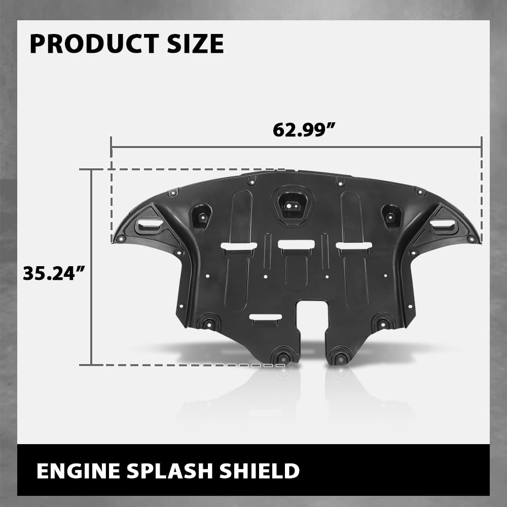 G-PLUS Engine Splash Shield Front Compatible with Hyundai Tucson 2016-2021 29110D3600-PFM, HY1228190