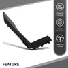 G-PLUS Bumper Cover Molding Driver Side Front Compatible with Cadillac Escalade/Escalade ESV (submodel: Sport, Sport Platinum) 2021-2024 GM1038295, 87829987 Gloss Black