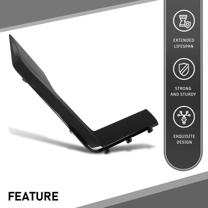 G-PLUS Bumper Cover Molding Driver Side Front Compatible with Cadillac Escalade/Escalade ESV (submodel: Sport, Sport Platinum) 2021-2024 GM1038295, 87829987 Gloss Black