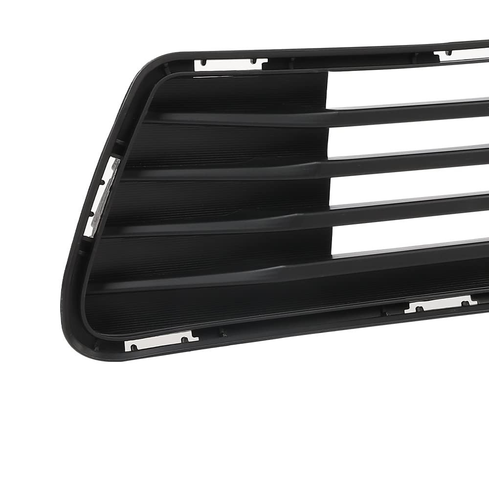 G-PLUS Front Bumper Lower Grille Insert & Fog Light Hole Covers Compatible with Toyota Camry 2012 2013 2014 Replace For TO1036128 TO1038147 TO1039147
