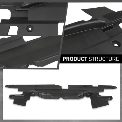 G-PLUS Front Bumper Top Upper Radiator Cover Shield Support, Compatible with Toyota Rav4 2016 2017 2018, TO1224122, 166810V040